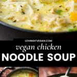 Vegan Chicken Noodle Soup