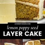 Vegan Lemon Poppy Seed Cake